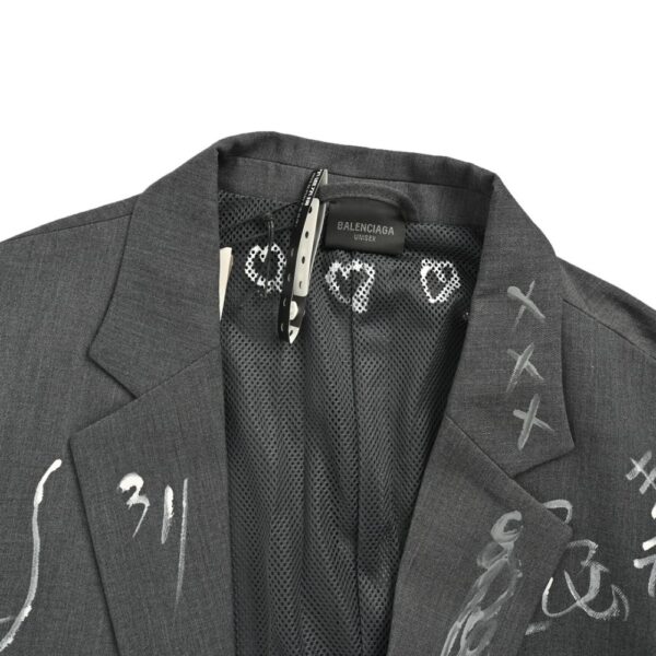 Balenciaga 24Fw Graffiti Jacket Suit