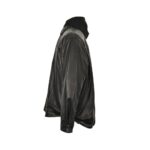Balenciaga Parka zip-up hooded leather jacket