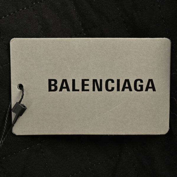 Balenciaga Parka zip-up hooded leather jacket