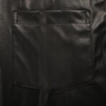 Balenciaga Parka zip-up hooded leather jacket
