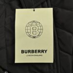 Burberry Diamond-patterned multi-pocket padded jacket