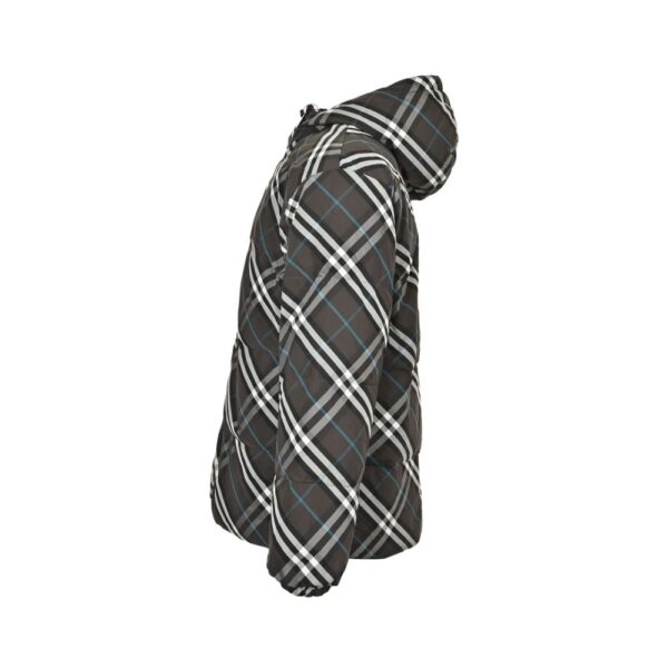 Burberry 24Fw Twill Check Double-Sided Down Jacket