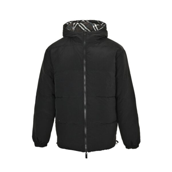 Burberry 24Fw Twill Check Double-Sided Down Jacket