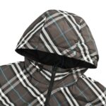 Burberry 24Fw Twill Check Double-Sided Down Jacket