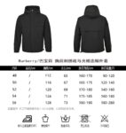 Burberry 24Fw Padded hooded jacket Black