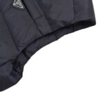 Prada 24Fw Apricot Triangle Logo Down Jacket