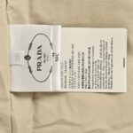 Prada 24Fw Apricot Triangle Logo Down Jacket