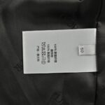Dior 24Fw Sleeveless silk jacquard jacket with hood