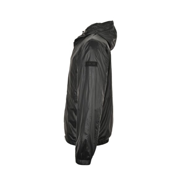 Dior 24Fw Sleeveless silk jacquard jacket with hood