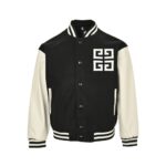 Givenchy  24Fw 4G embroidery patchwork baseball jacket