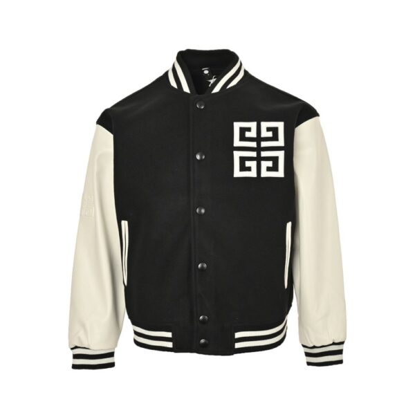 Givenchy  24Fw 4G embroidery patchwork baseball jacket