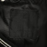 Givenchy  24Fw leather sleeve baseball jacket