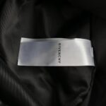Givenchy  24Fw leather sleeve baseball jacket