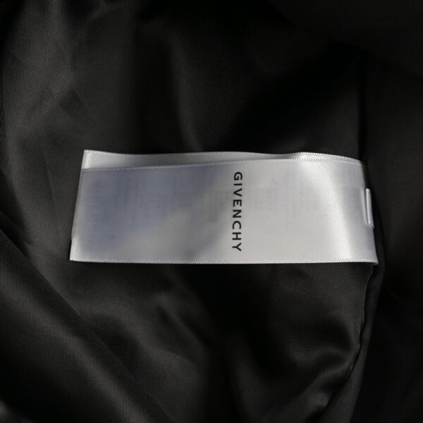 Givenchy  24Fw leather sleeve baseball jacket