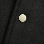 Givenchy  24Fw leather sleeve baseball jacket