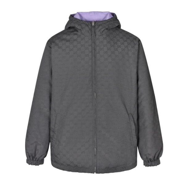 Gucci 24FW Double-sided jacquard padded zipper jacket