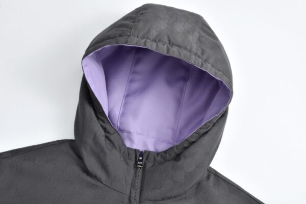 Gucci 24FW Double-sided jacquard padded zipper jacket