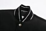 Givenchy  21FW Leather Slogan Baseball Jacket