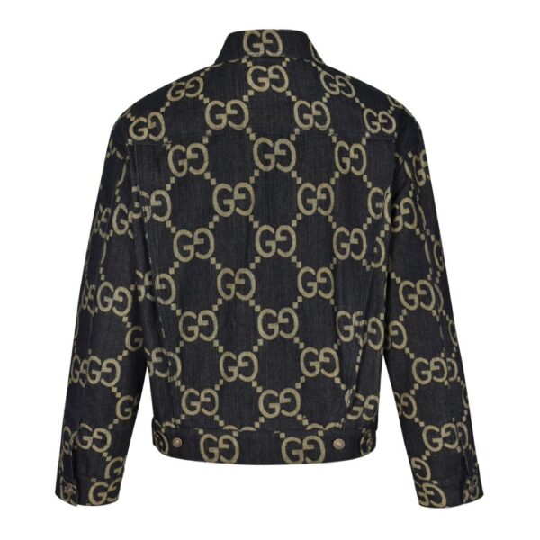 Gucci Jacquard print denim jacket
