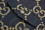 Gucci Jacquard print denim jacket