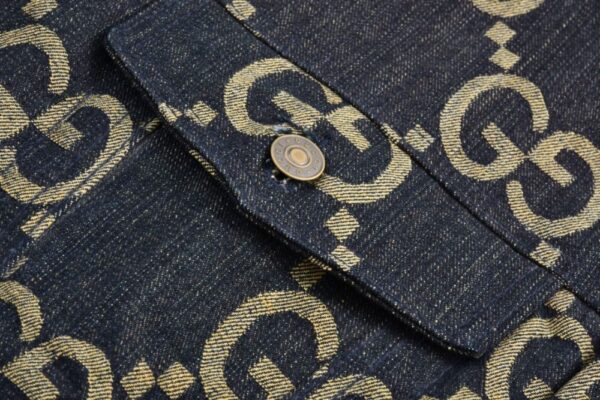 Gucci Jacquard print denim jacket
