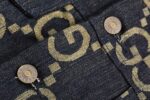 Gucci Jacquard print denim jacket