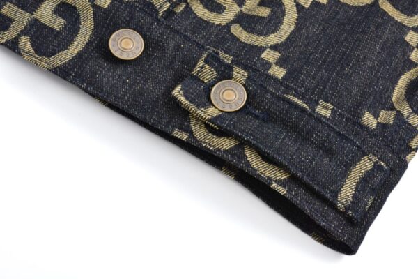 Gucci Jacquard print denim jacket