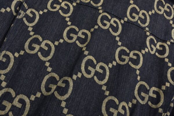 Gucci Jacquard print denim jacket