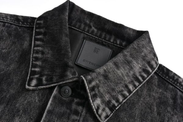 Givenchy  Washed distressed denim jacket