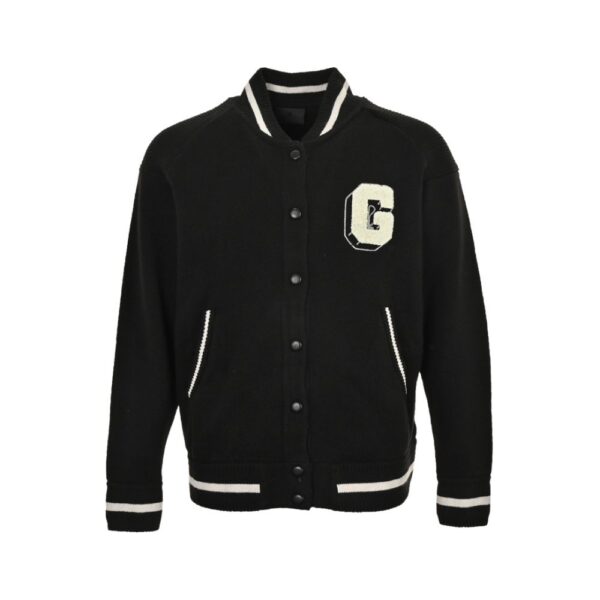 Givenchy 24Fw G-line knit baseball jacket