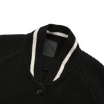 Givenchy 24Fw G-line knit baseball jacket