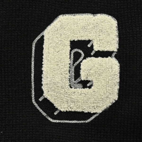 Givenchy 24Fw G-line knit baseball jacket