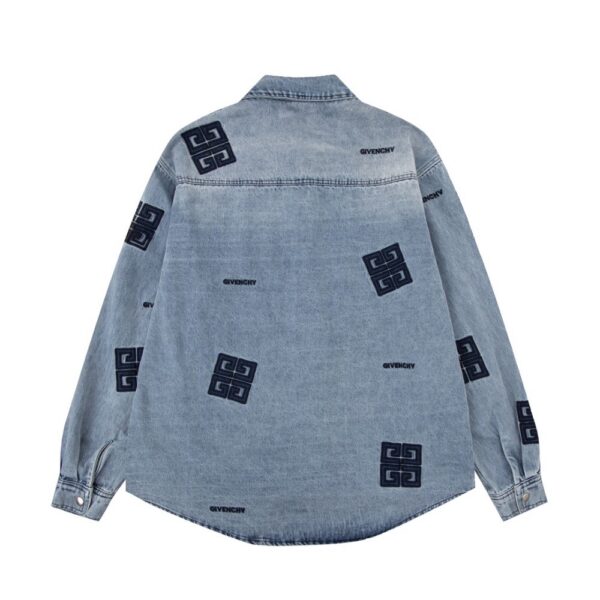 Givenchy 23ss Denim long sleeve shirt