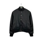 Givenchy 22FW Leather Embroidery Baseball Jacket