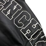 Givenchy 22FW Leather Embroidery Baseball Jacket