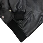 Givenchy 22FW Leather Embroidery Baseball Jacket