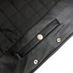 Givenchy 22FW Leather Embroidery Baseball Jacket