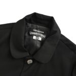 Chrome hearts & CDG silver button suit jacket