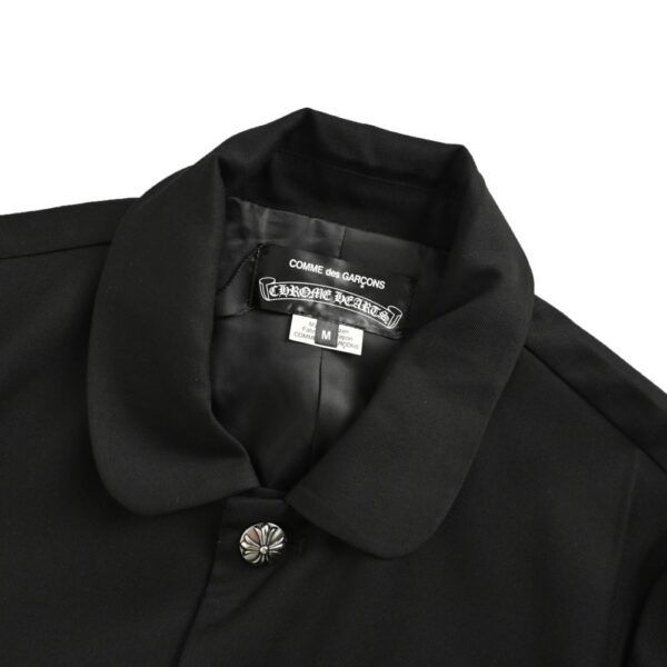 Chrome hearts & CDG silver button suit jacket