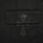 Chrome hearts & CDG silver button suit jacket