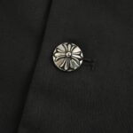 Chrome hearts & CDG silver button suit jacket