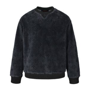 Louis Vuitton Hemp rope knot embroidered hoodie