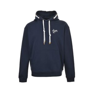 Louis Vuitton Hemp rope knot embroidered hoodie