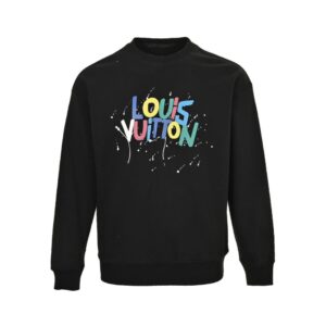 Louis Vuitton Colorful monogram graffiti print sweatshirt