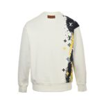 Louis Vuitton Ink splash monogram print sweatshirt