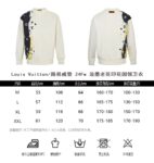 Louis Vuitton Ink splash monogram print sweatshirt