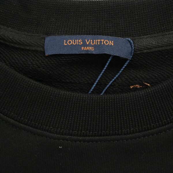 Louis Vuitton Ink splash monogram print sweatshirt