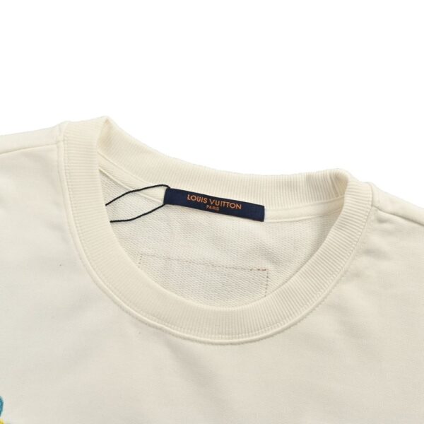 Louis Vuitton Colorful Butterfly Embroidered Sweatshirt
