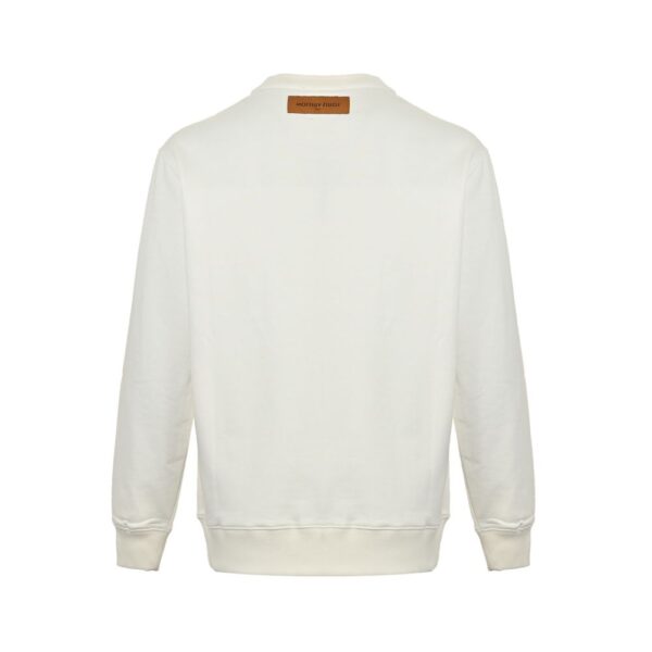 Louis Vuitton Gradient flocked letter logo sweatshirt