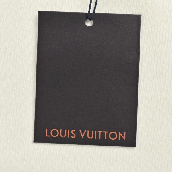 Louis Vuitton Gradient flocked letter logo sweatshirt